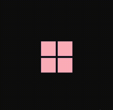 The visual effects controlled by MakeyMakey.