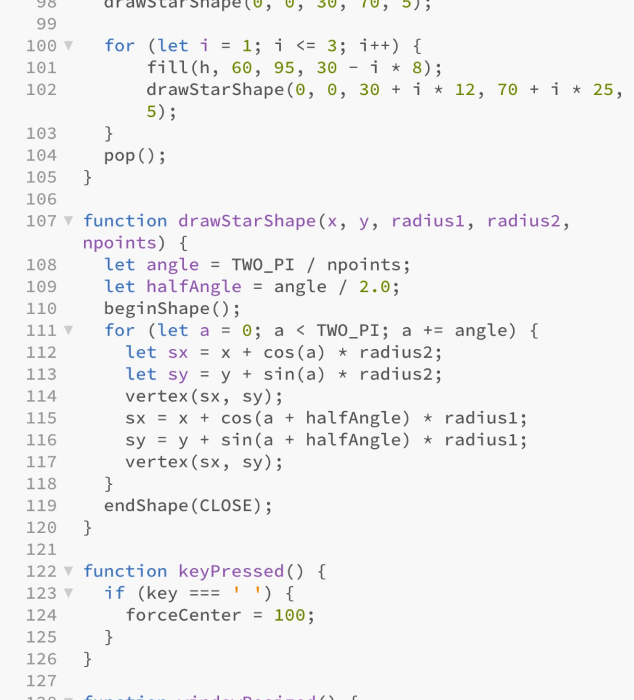 The new p5.js code adopted.