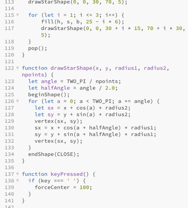 The new p5.js code adopted.
